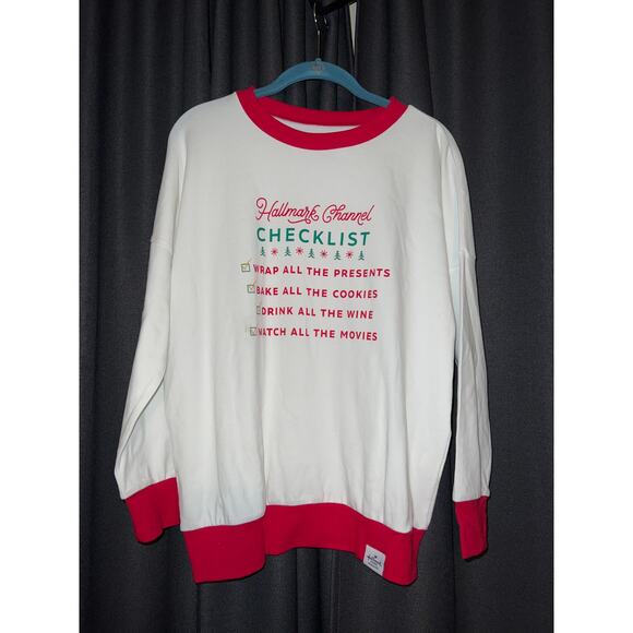 Ugly Christmas Sweater Sweatshirt Xmas Size Medium Hallmark - Picture 1 of 3